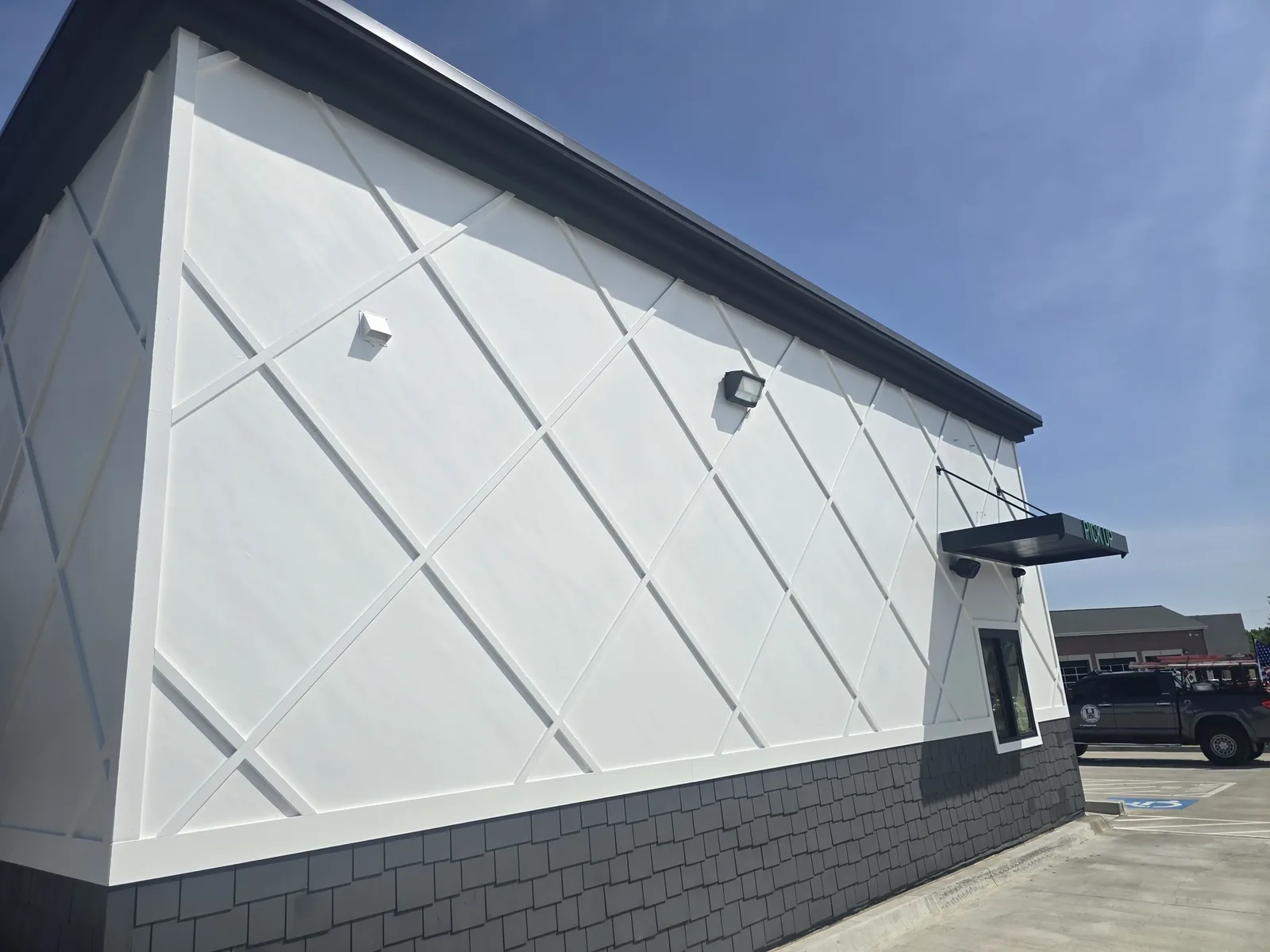 Commercial exterior repaint